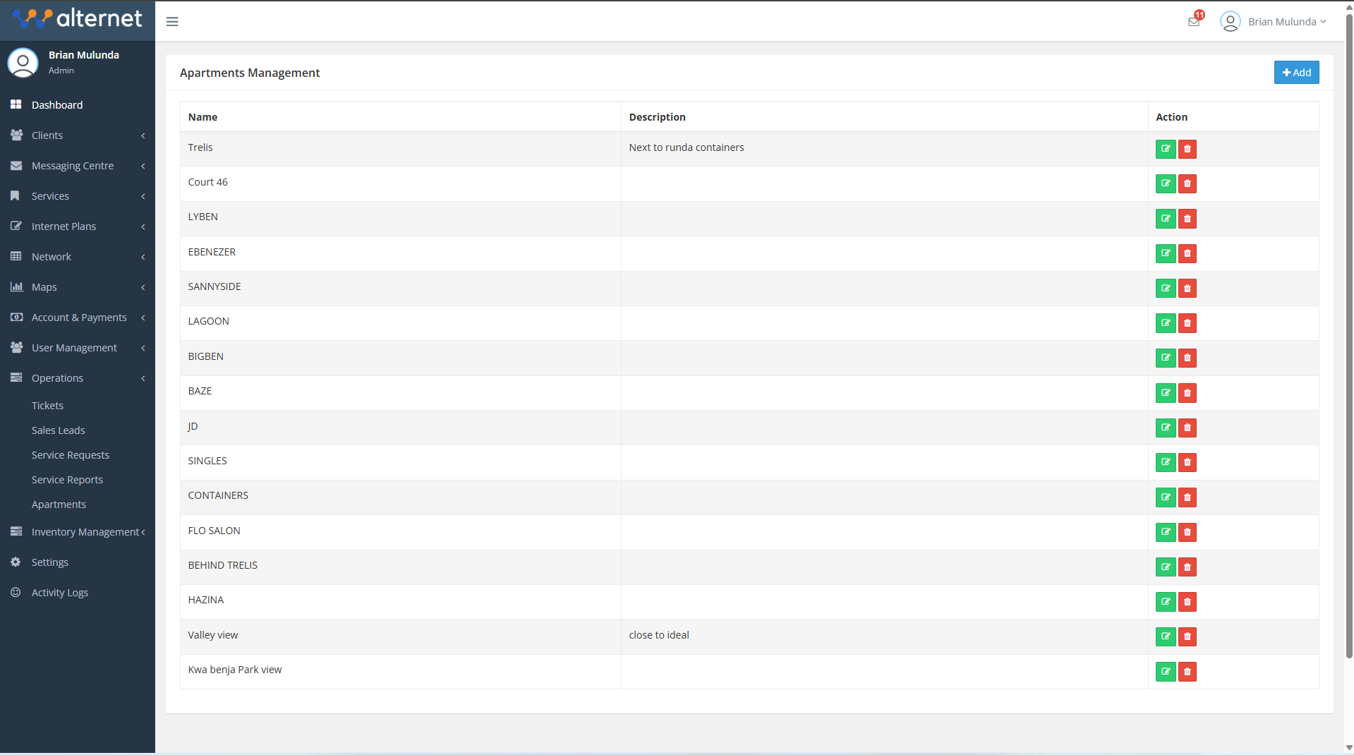 Apartments Management